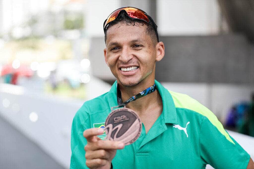 Bronze na prova dos 5000m, Wendell Jerônimo é um dos quatro mato-grossenses que participam da competição - Foto por: Christiano Antonucci/Secom-MT